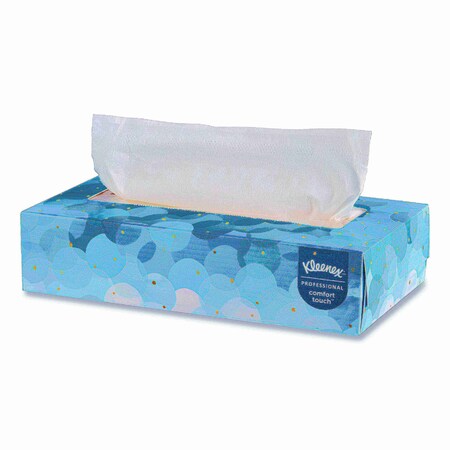 Kleenex White Facial Tissue, 2-Ply, White, Pop-Up Box, 100 Sheets/Box, PK36 21400